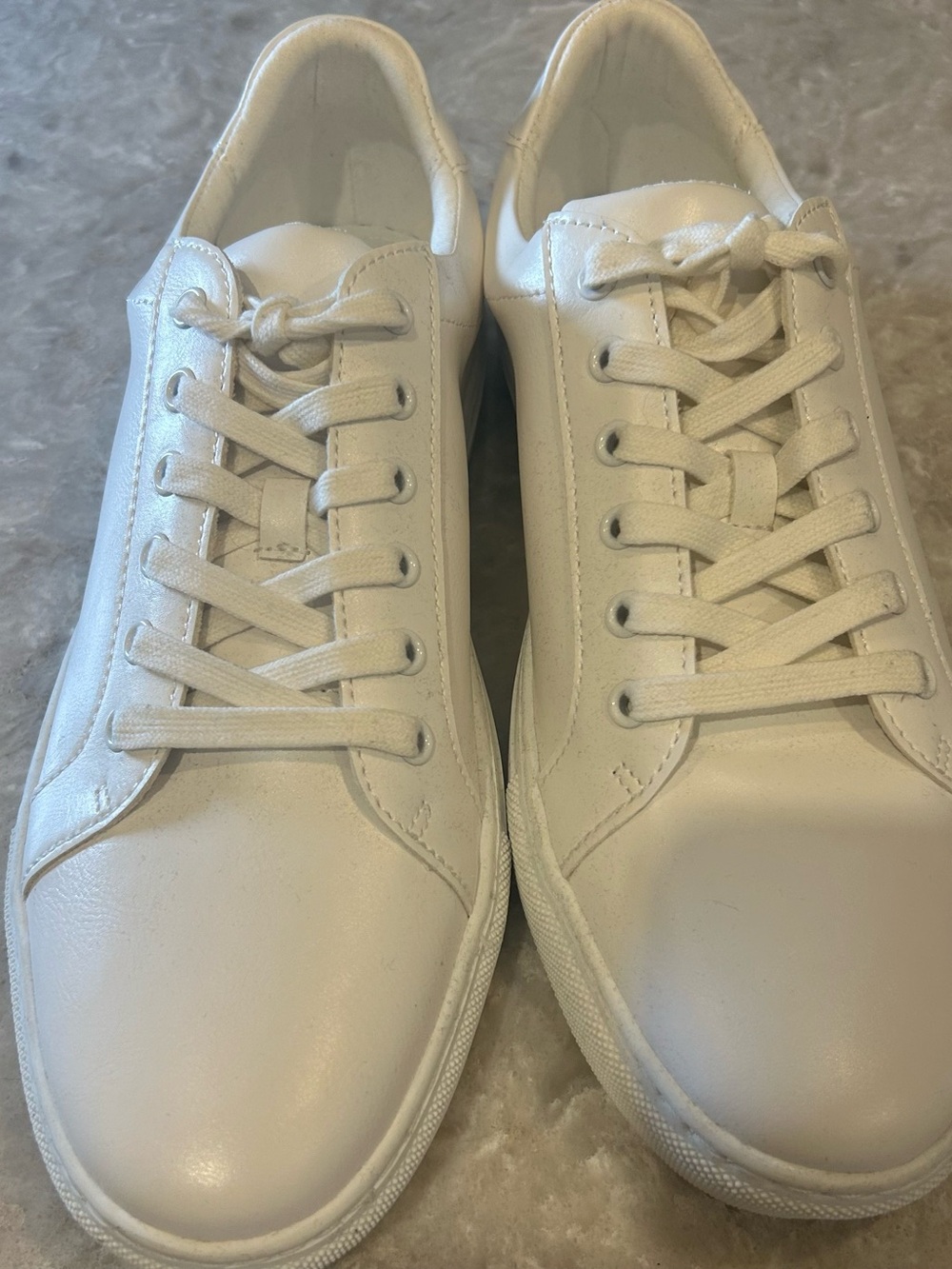 NWT All White Banana Republic Men's Low-Top Sneakers